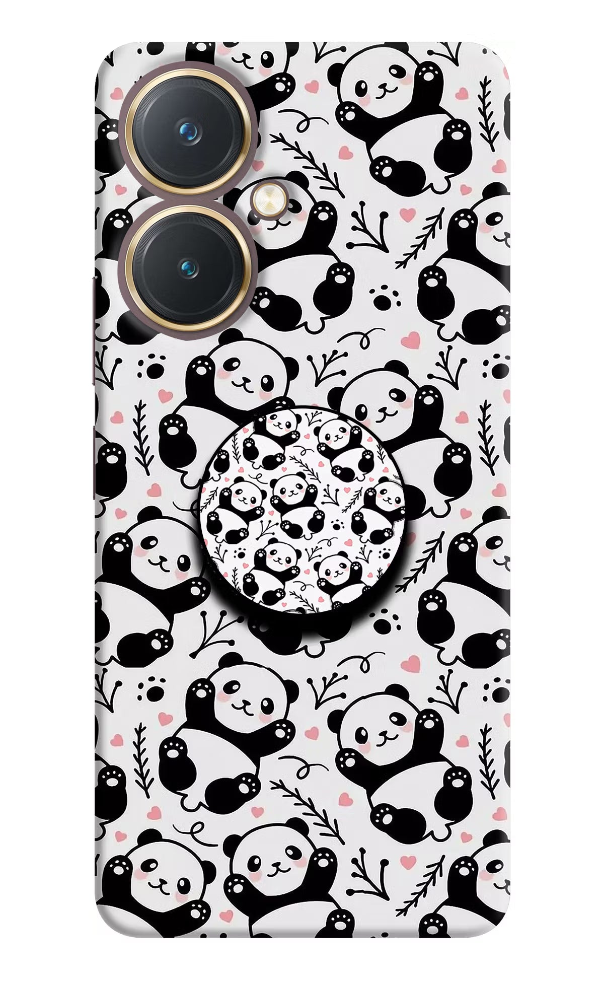 Cute Panda Vivo Y27 Pop Case by Casekaro