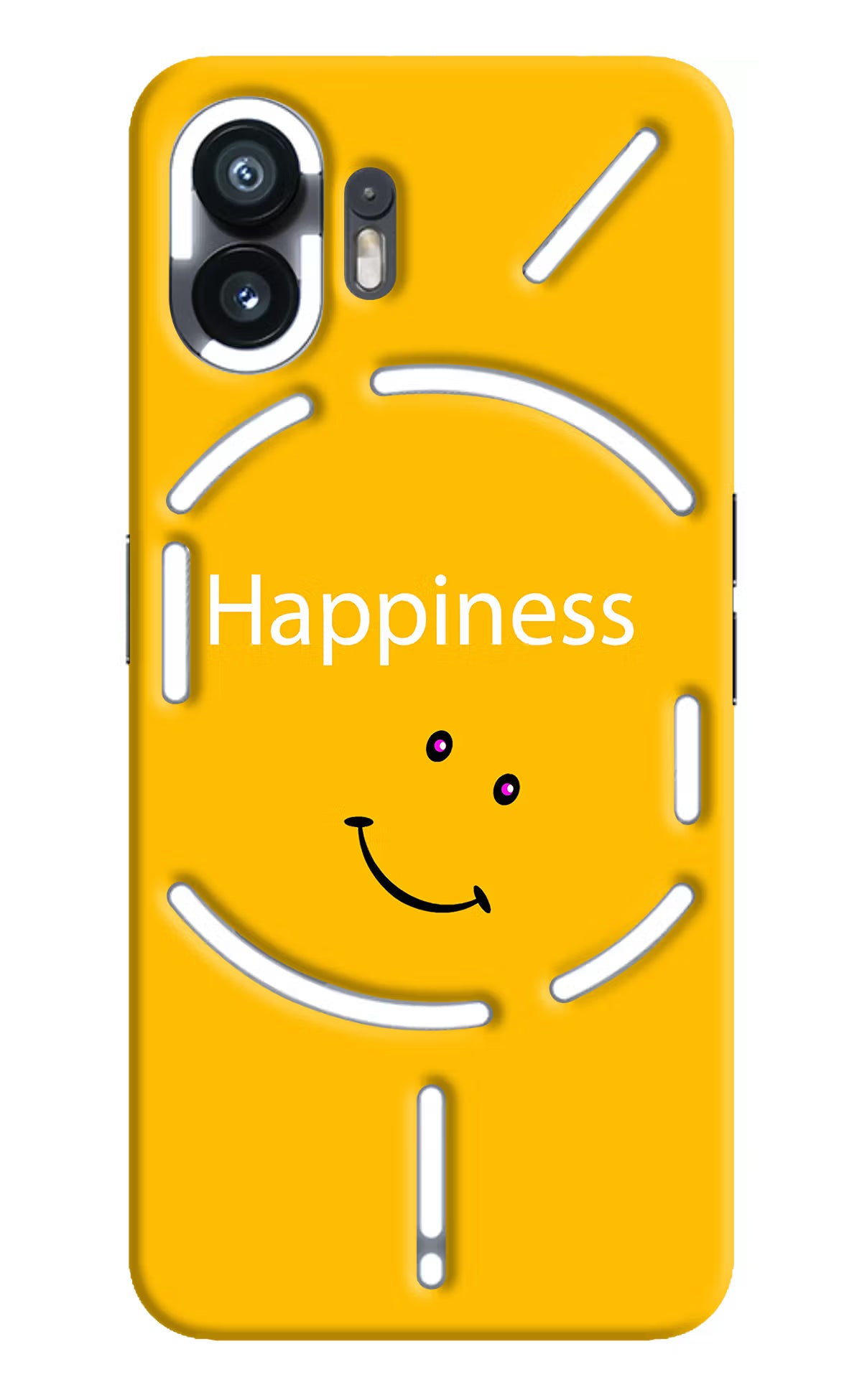 Happiness With Smiley Nothing Phone 2 Hard Case Back Cover by Casekaro