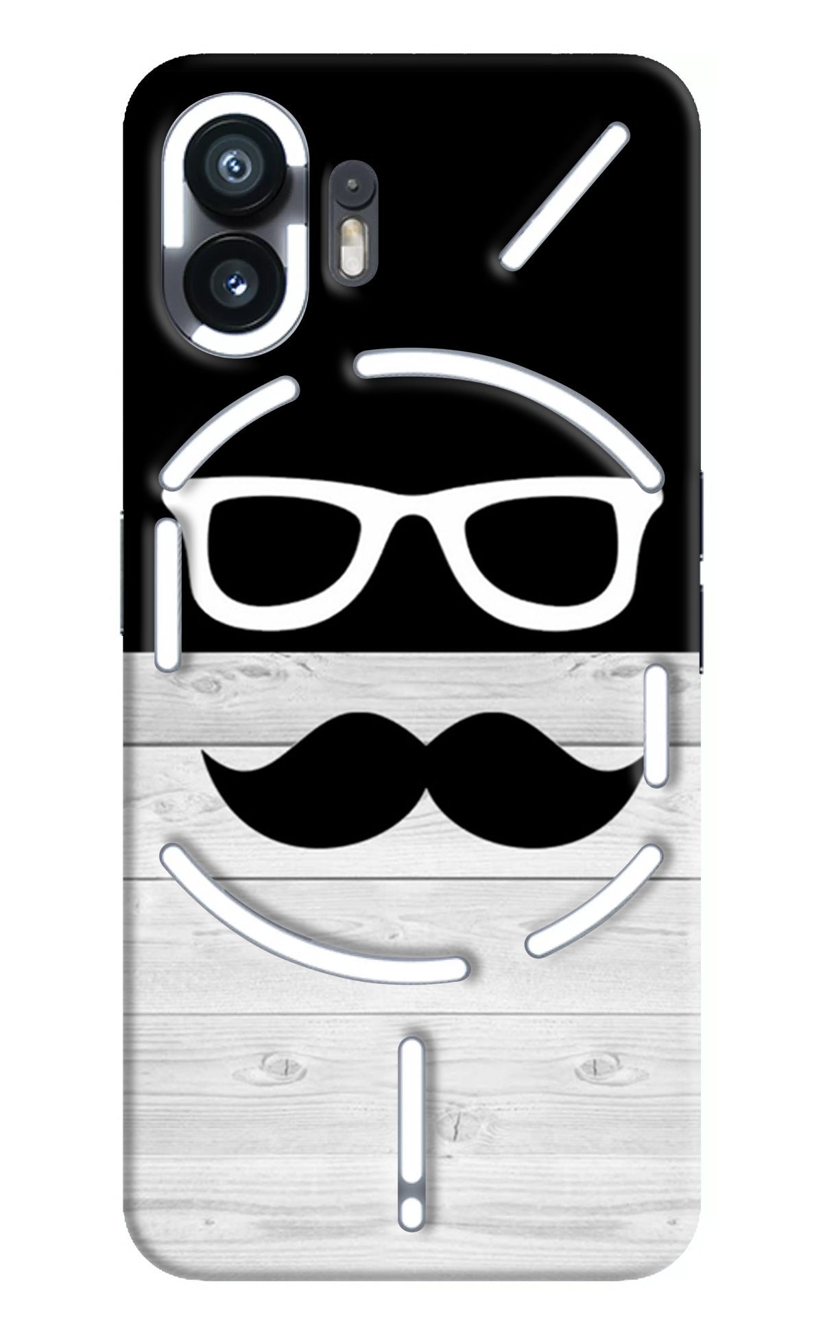 Mustache Nothing Phone 2 Back Cover