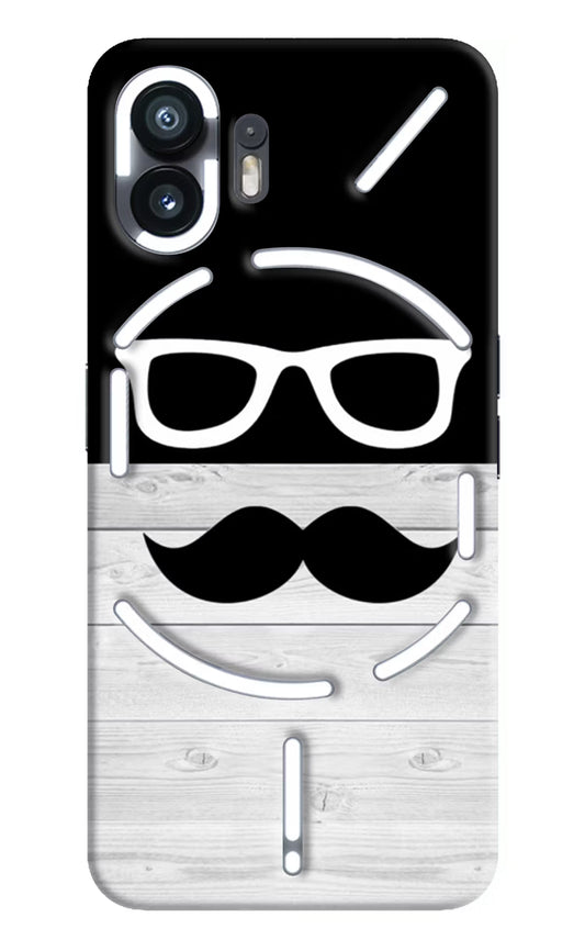 Mustache Nothing Phone 2 Hard Case Back Cover by Casekaro