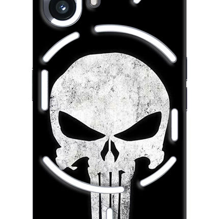 Punisher Skull Nothing Phone 2 Hard Case Back Cover by Casekaro
