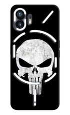 Punisher Skull Nothing Phone 2 Hard Case Back Cover by Casekaro
