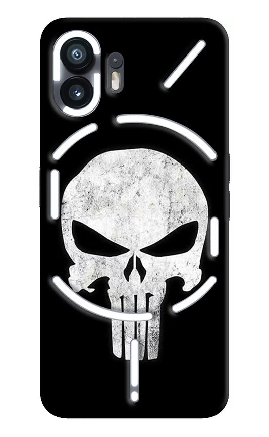 Punisher Skull Nothing Phone 2 Hard Case Back Cover by Casekaro