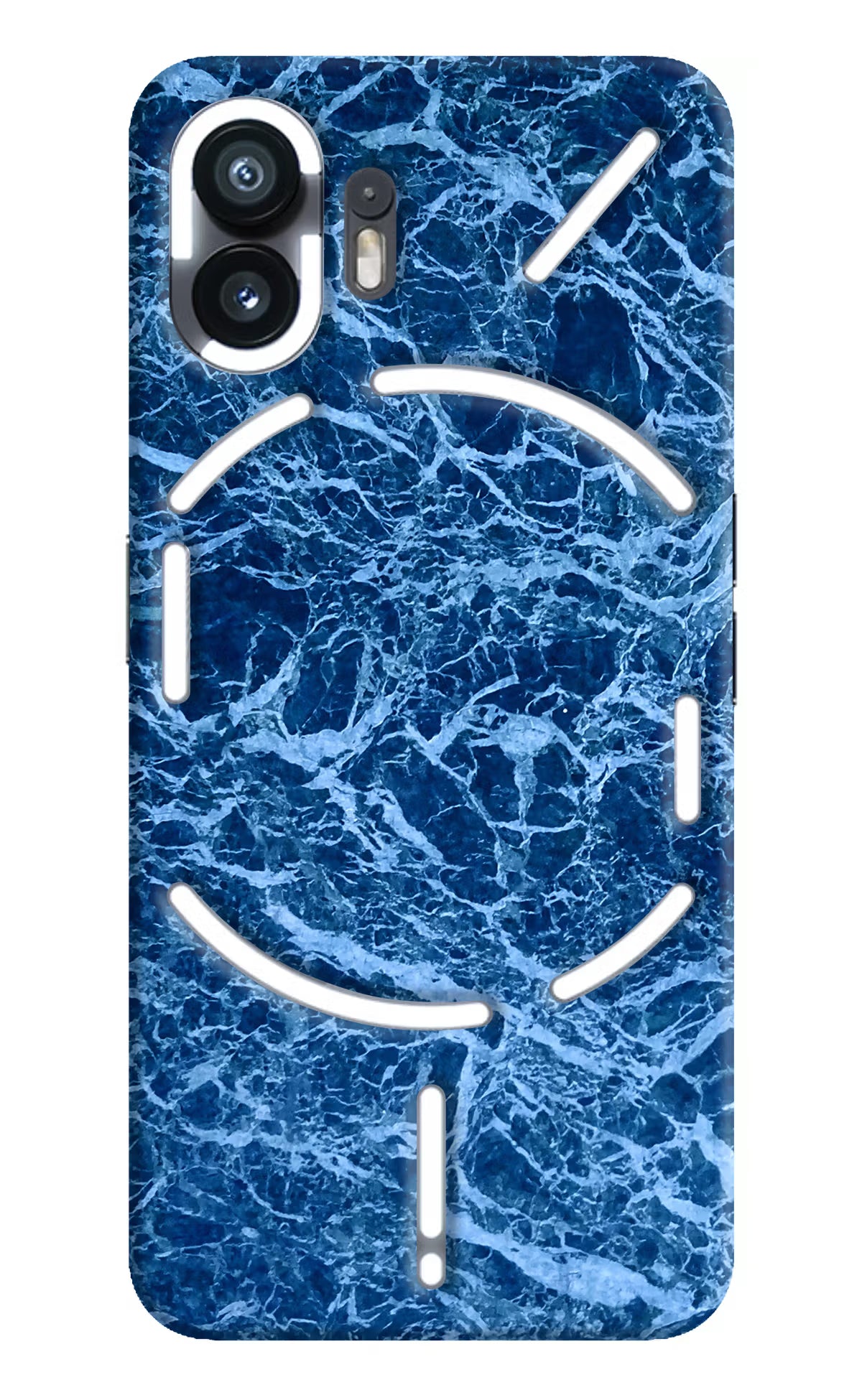 Blue Marble Nothing Phone 2 Hard Case Back Cover by Casekaro