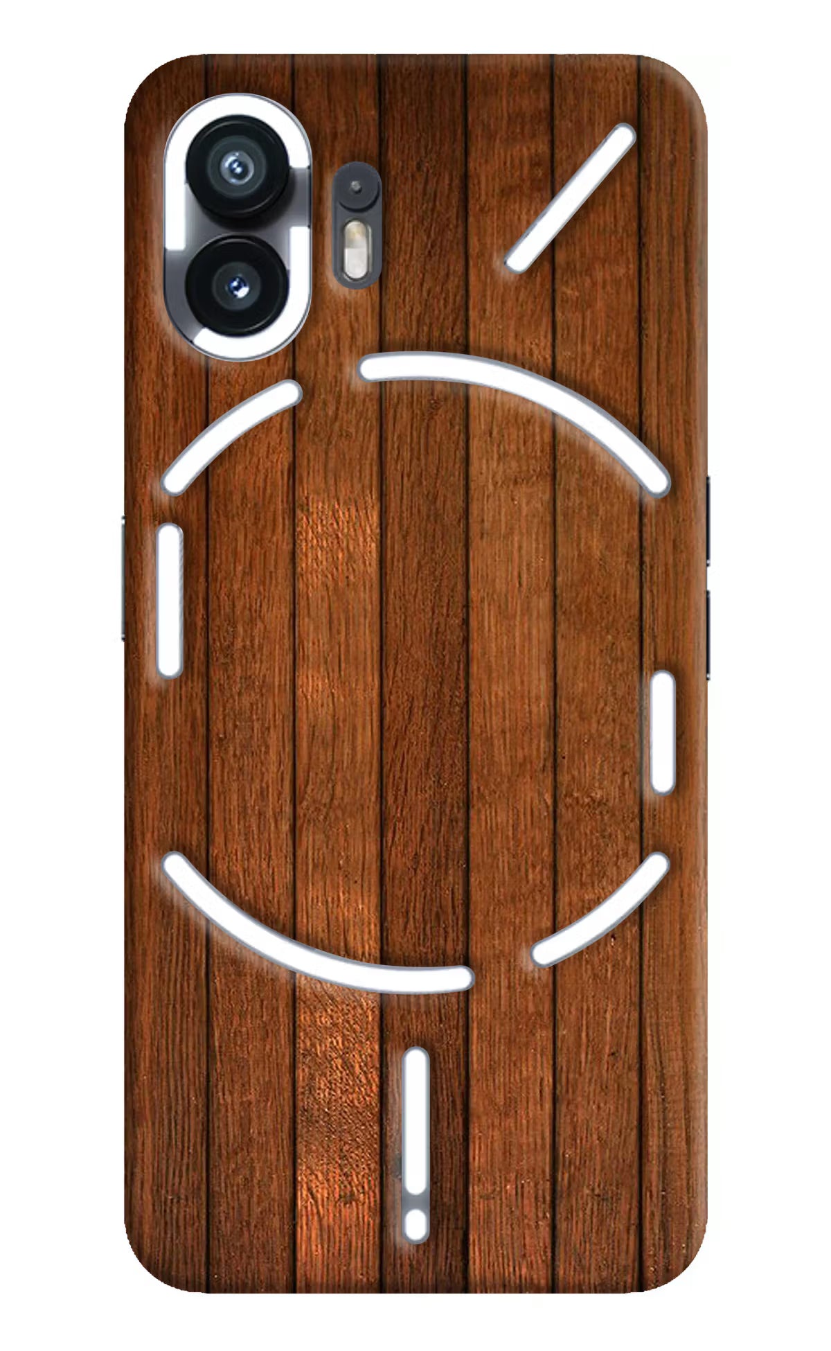 Wooden Artwork Bands Nothing Phone 2 Hard Case Back Cover by Casekaro