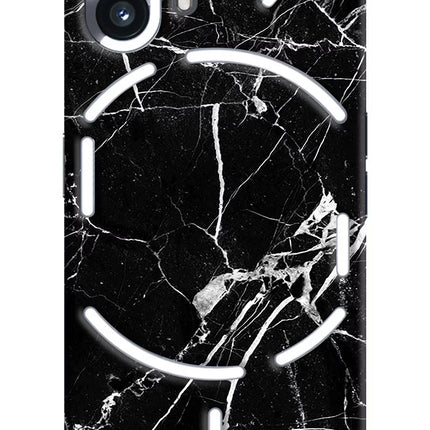 Black Marble Pattern Nothing Phone 2 Hard Case Back Cover by Casekaro