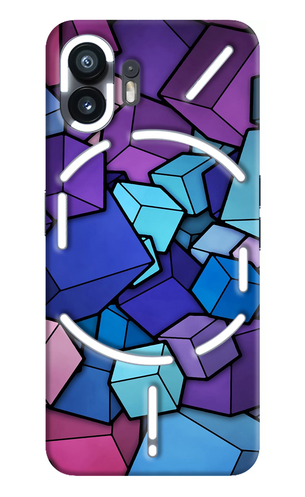 Cubic Abstract Nothing Phone 2 Back Cover