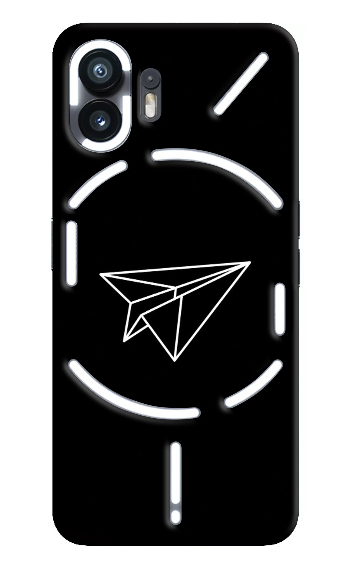 Paper Plane White Nothing Phone 2 Back Cover