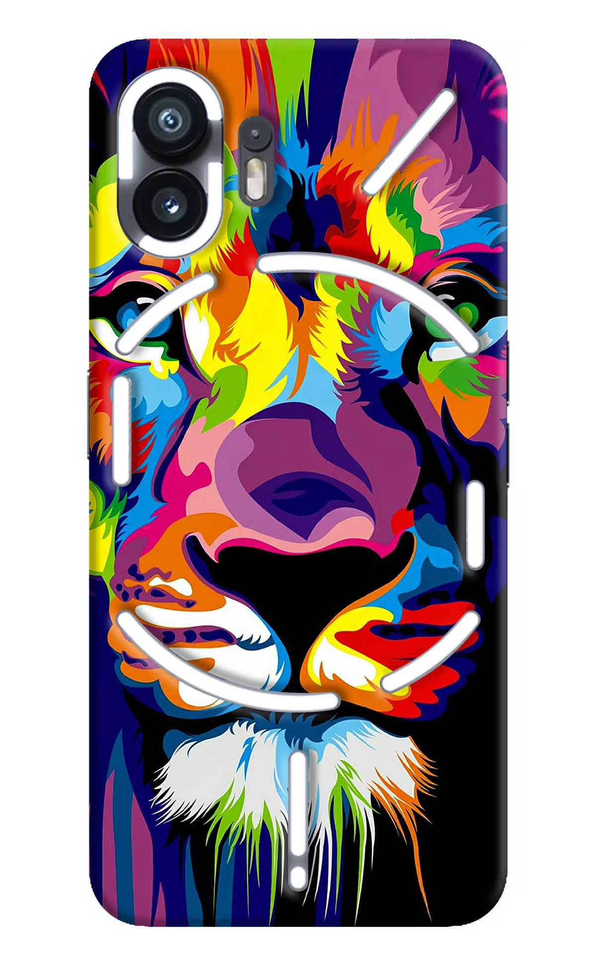 Lion Nothing Phone 2 Hard Case Back Cover by Casekaro
