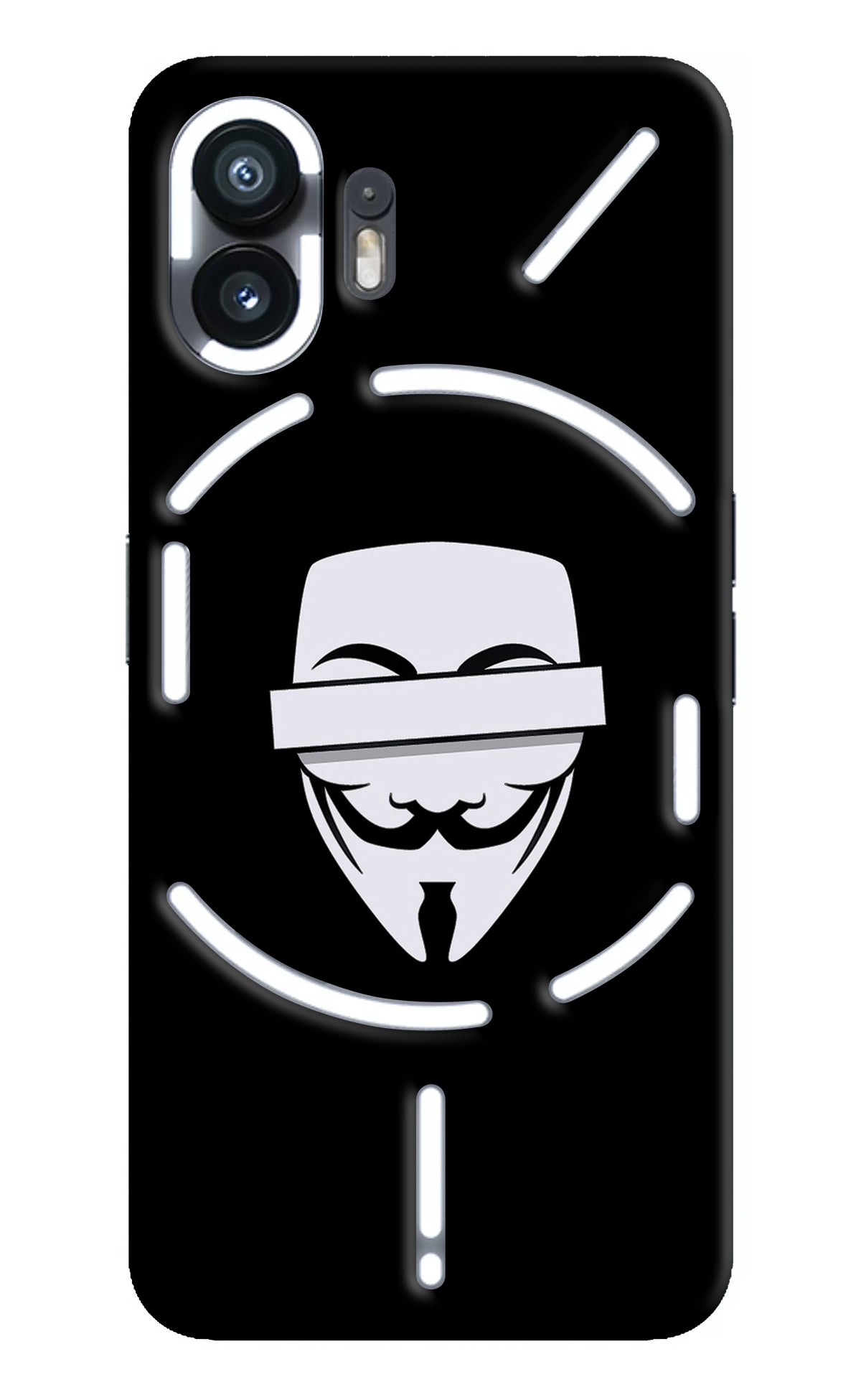 Anonymous Face Nothing Phone 2 Back Cover