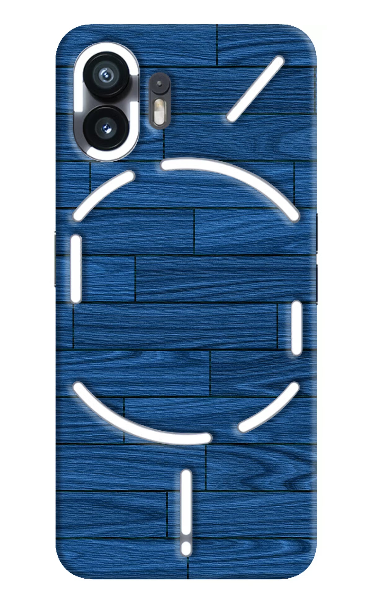 Wooden Texture Nothing Phone 2 Hard Case Back Cover by Casekaro