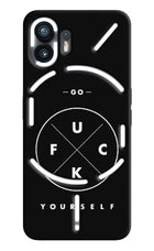 Go Fuck Yourself Nothing Phone 2 Hard Case Back Cover by Casekaro