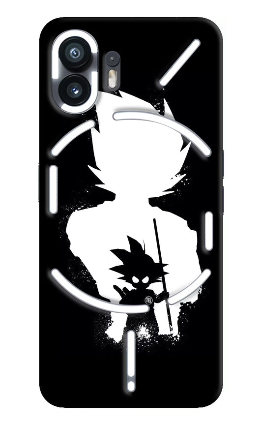 Goku Shadow Nothing Phone 2 Hard Case Back Cover by Casekaro