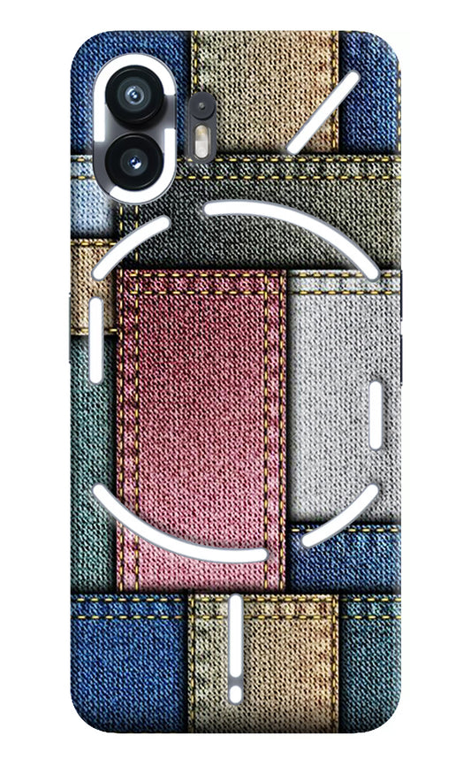 Multicolor Jeans Nothing Phone 2 Back Cover