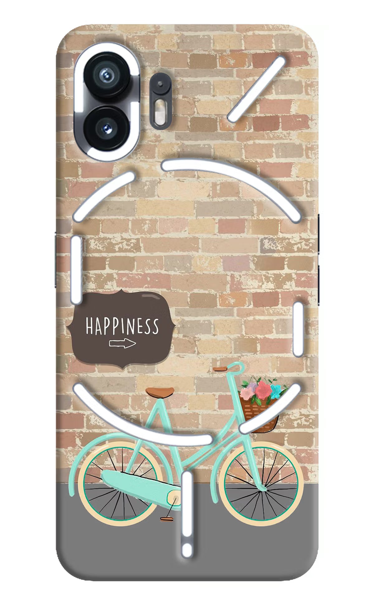 Happiness Artwork Nothing Phone 2 Hard Case Back Cover by Casekaro