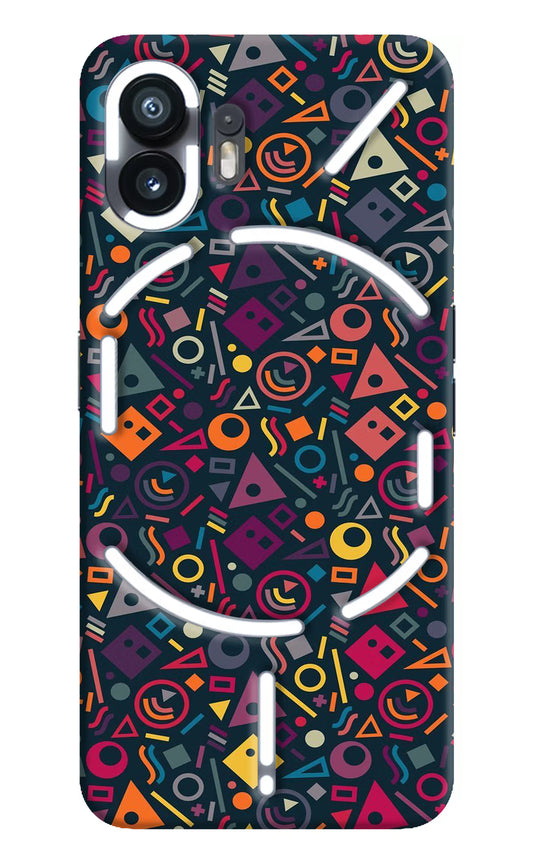 Geometric Abstract Nothing Phone 2 Hard Case Back Cover by Casekaro