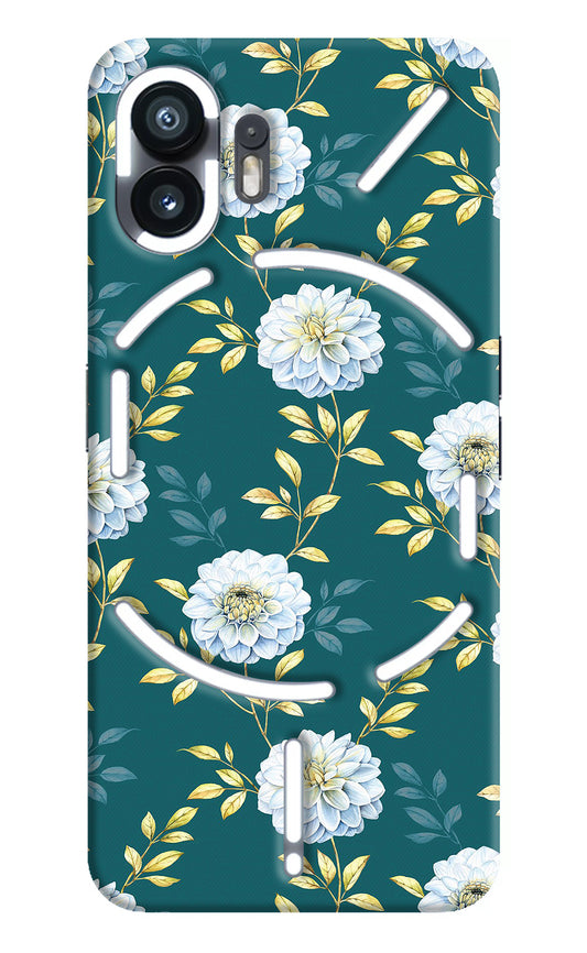 Flowers Nothing Phone 2 Back Cover