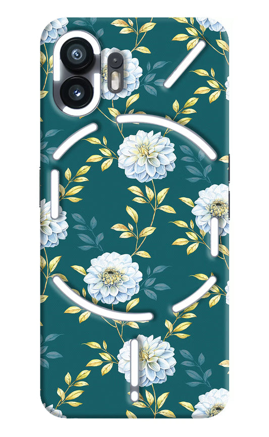 Flowers Nothing Phone 2 Hard Case Back Cover by Casekaro