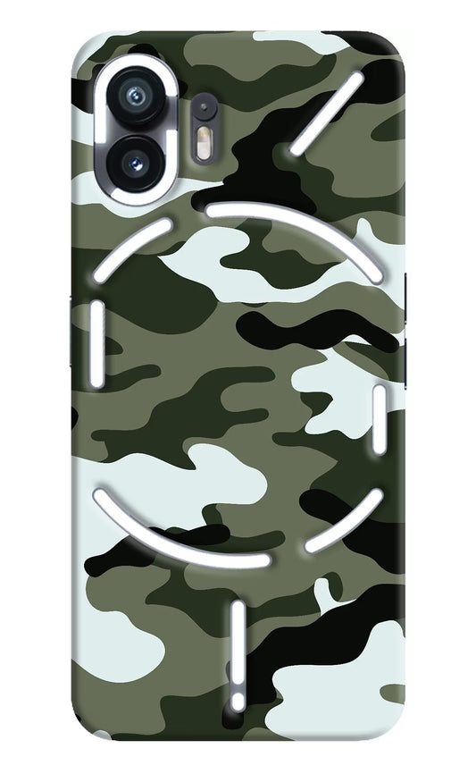 Camouflage Nothing Phone 2 Hard Case Back Cover by Casekaro