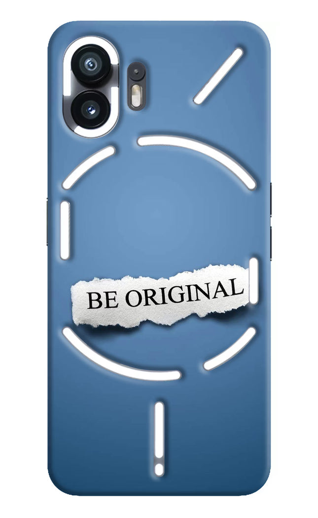 Be Original Nothing Phone 2 Hard Case Back Cover by Casekaro