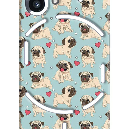 Pug Dog Nothing Phone 2 Hard Case Back Cover by Casekaro