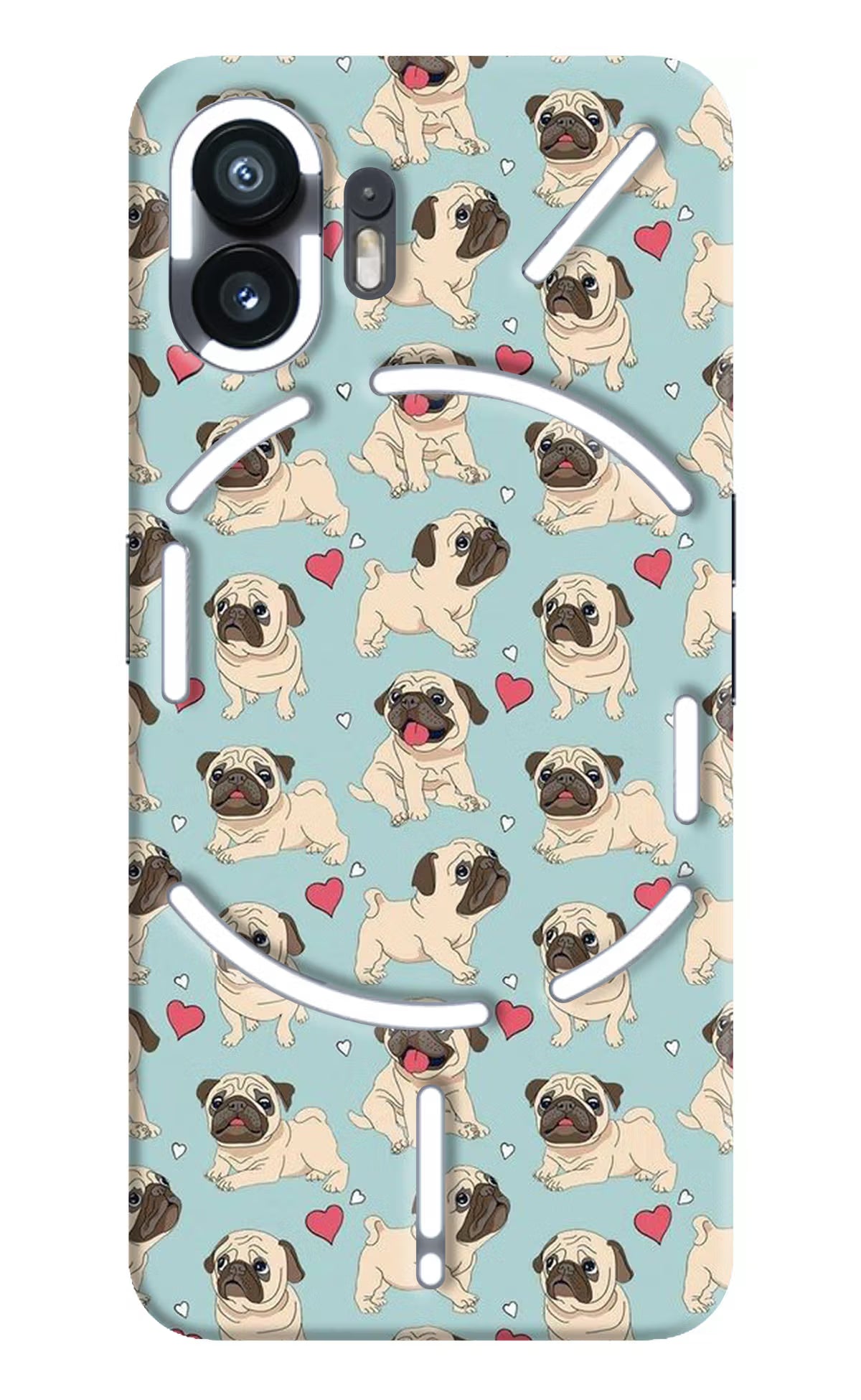 Pug Dog Nothing Phone 2 Hard Case Back Cover by Casekaro