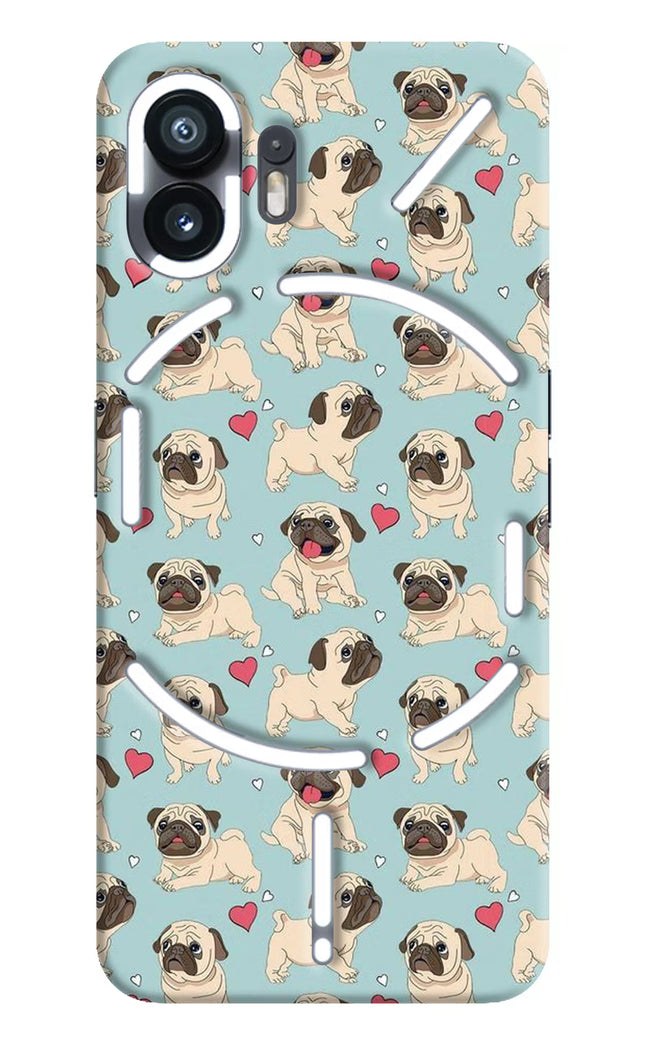 Pug Dog Nothing Phone 2 Hard Case Back Cover by Casekaro