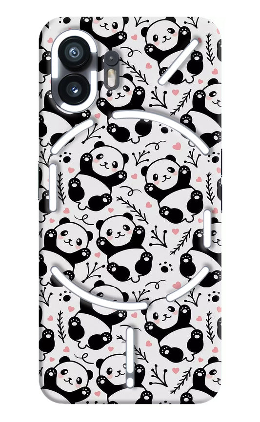 Cute Panda Nothing Phone 2 Hard Case Back Cover by Casekaro