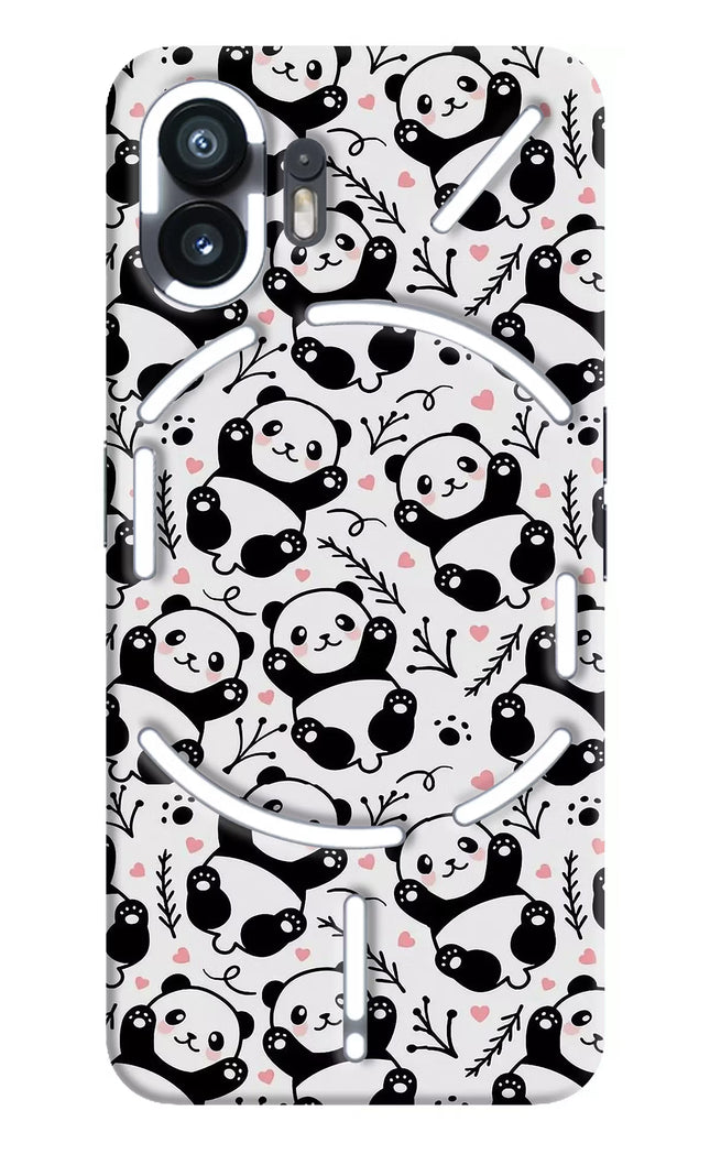 Cute Panda Nothing Phone 2 Hard Case Back Cover by Casekaro