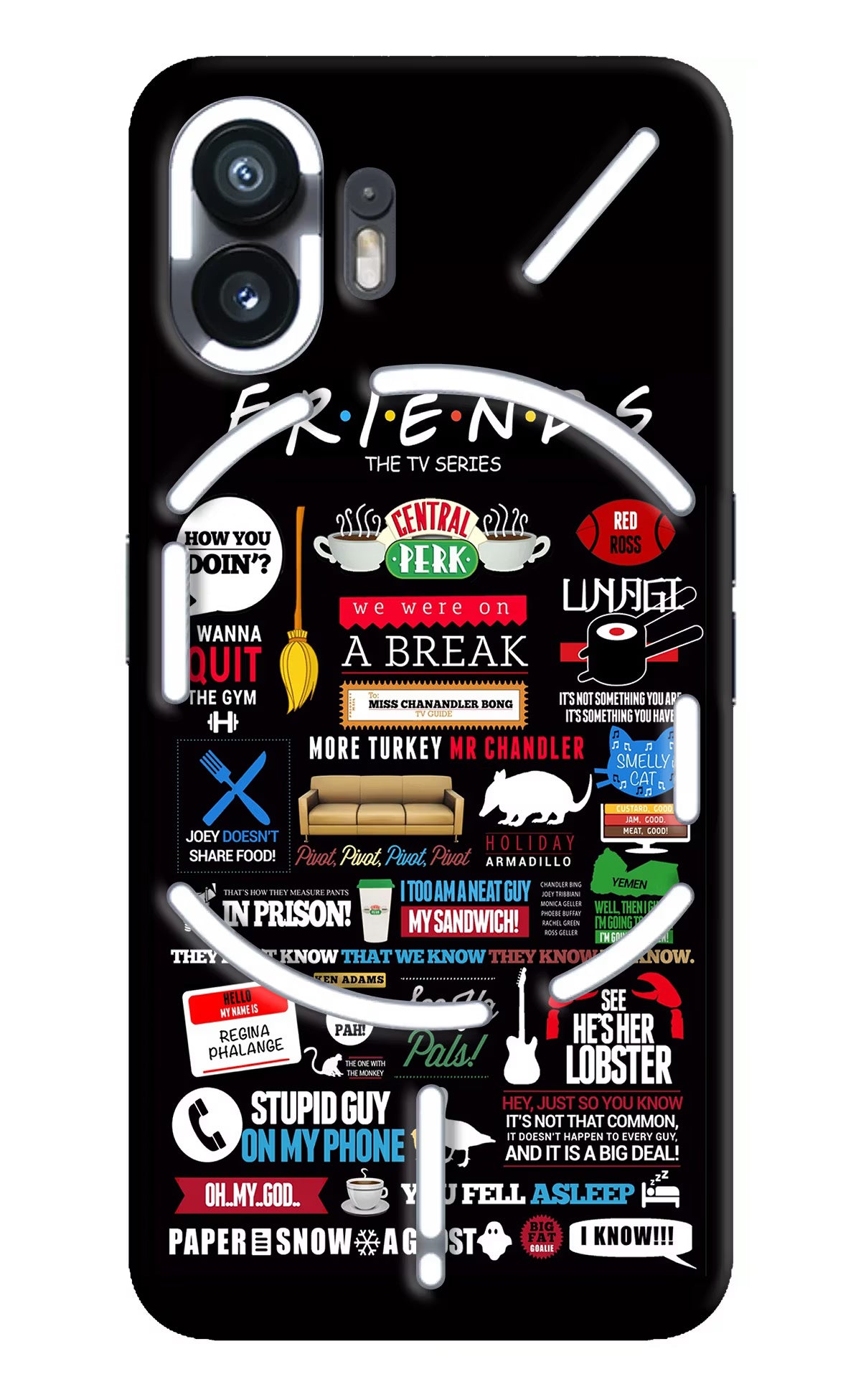 FRIENDS Nothing Phone 2 Hard Case Back Cover by Casekaro