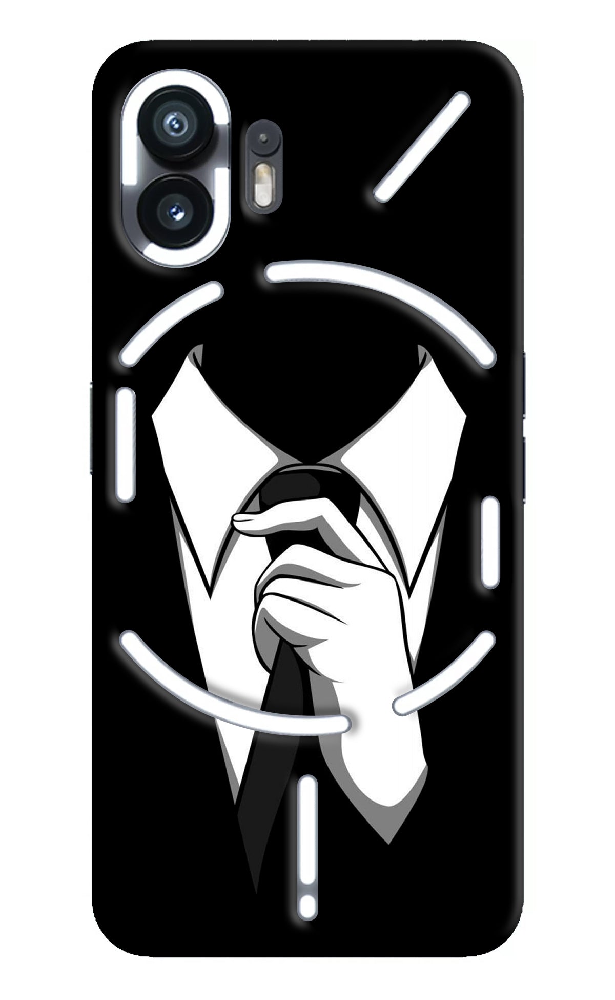 Black Tie Nothing Phone 2 Back Cover