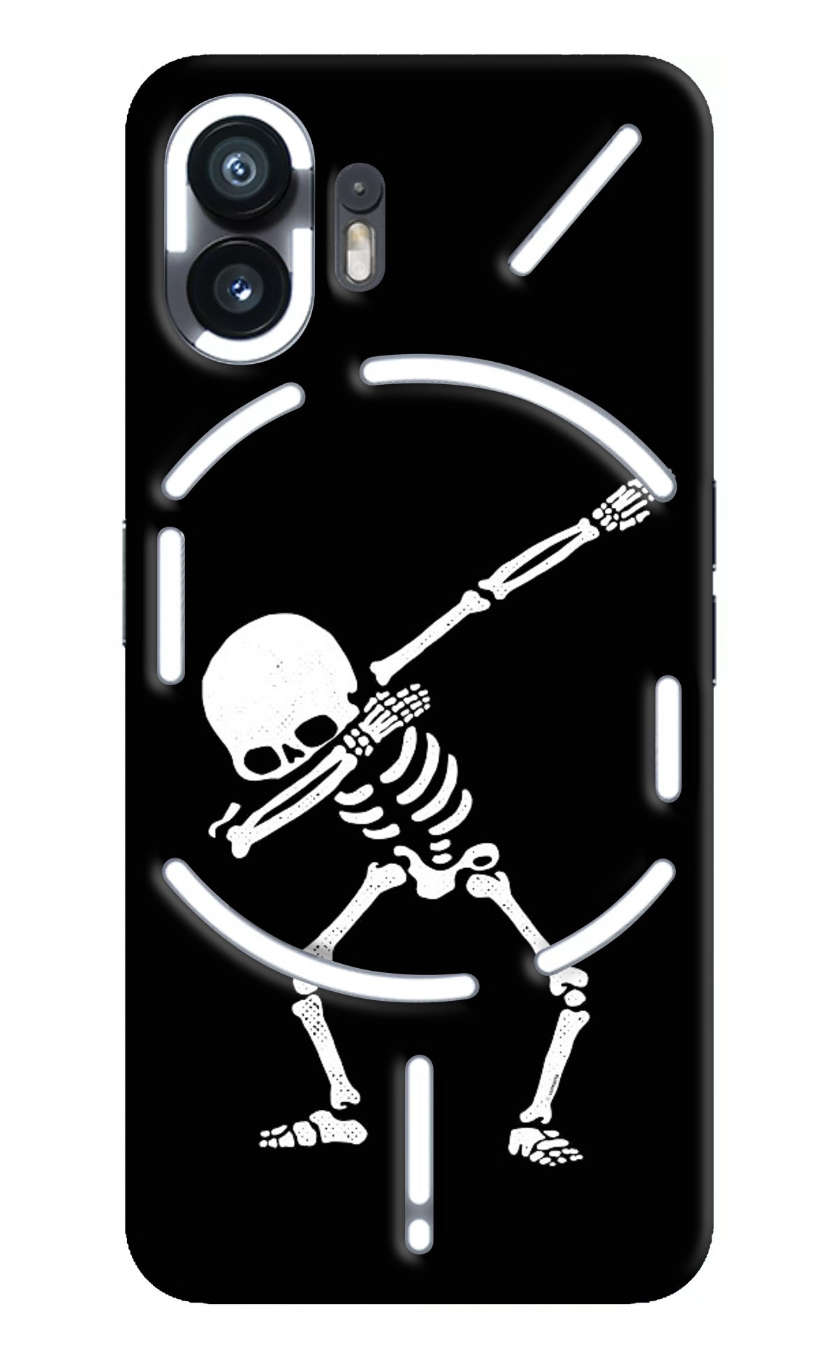 Dabbing Skeleton Art Nothing Phone 2 Back Cover