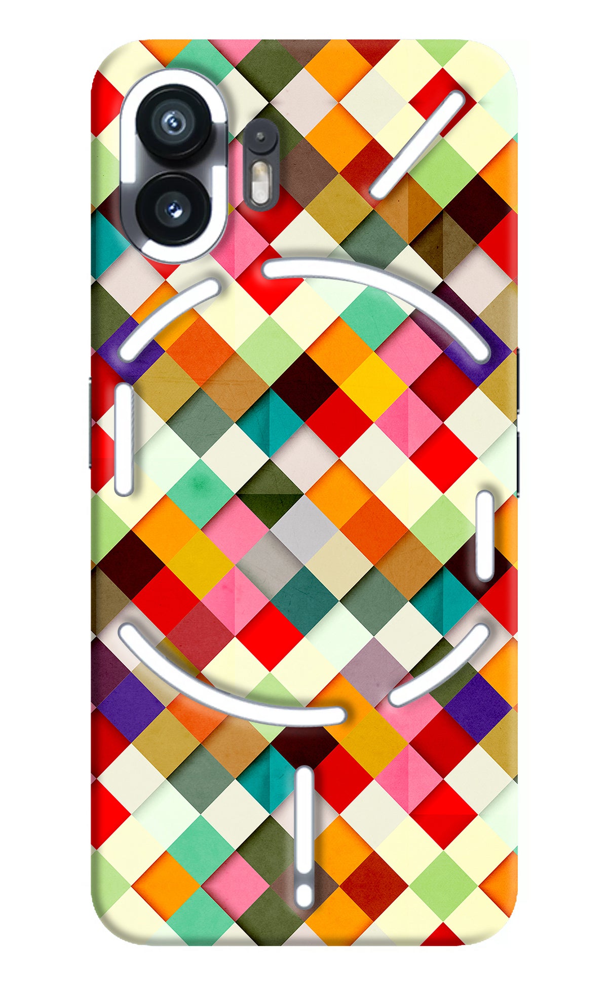 Geometric Abstract Colorful Nothing Phone 2 Back Cover