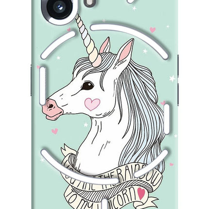 Unicorn Wallpaper Nothing Phone 2 Hard Case Back Cover by Casekaro