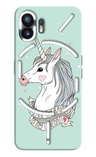 Unicorn Wallpaper Nothing Phone 2 Hard Case Back Cover by Casekaro