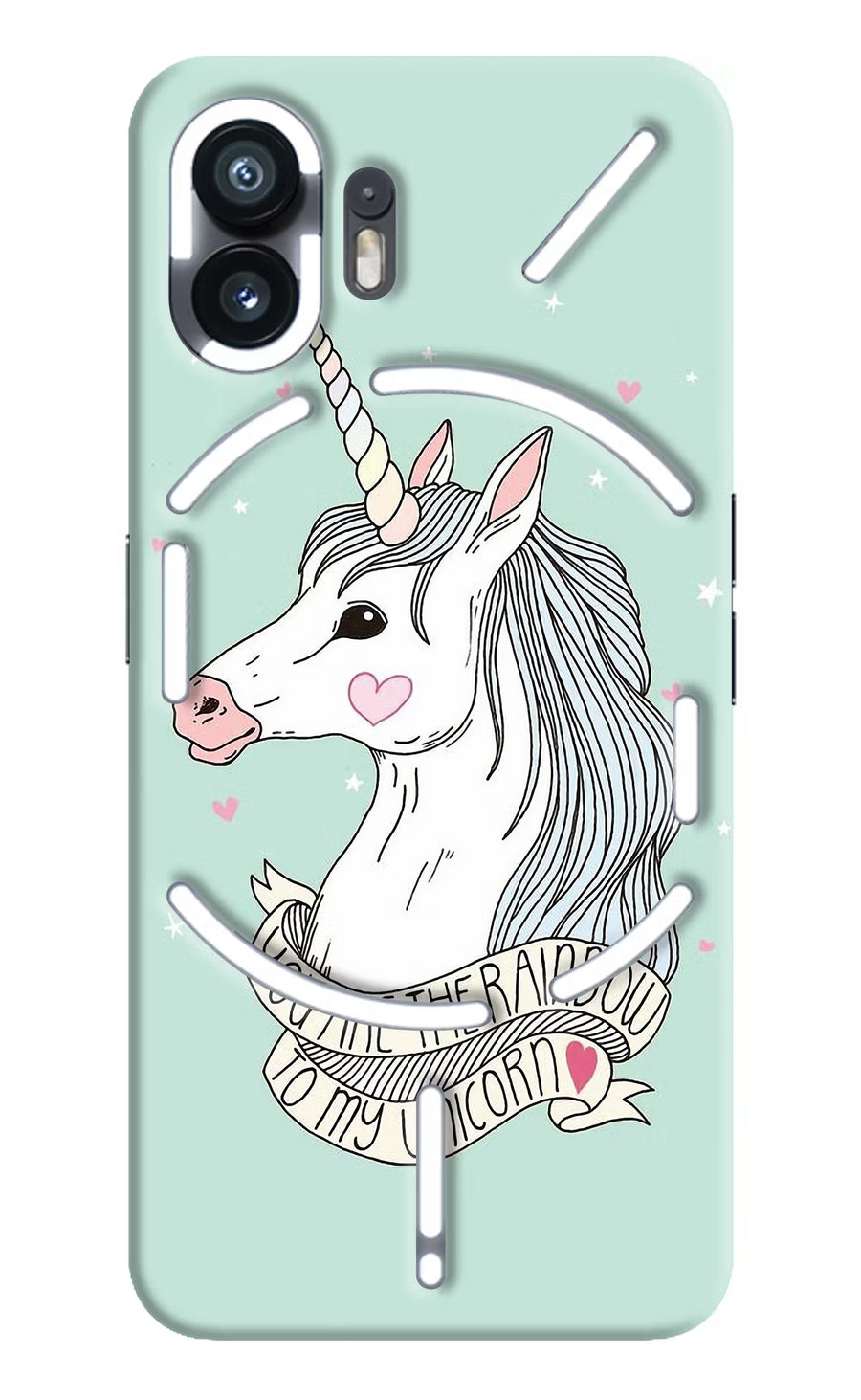 Unicorn Wallpaper Nothing Phone 2 Back Cover, Hard case