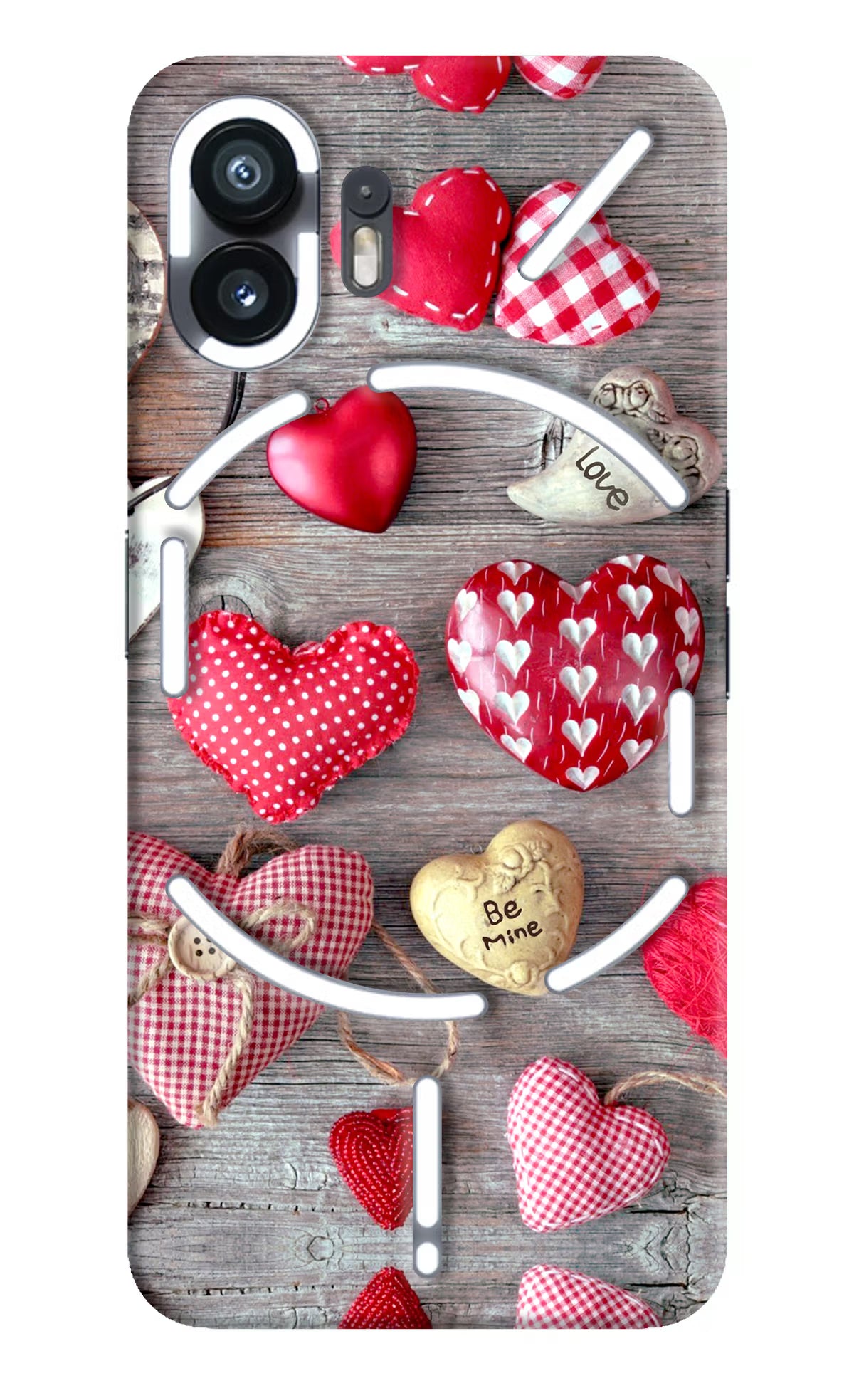 Love Wallpaper Nothing Phone 2 Hard Case Back Cover by Casekaro