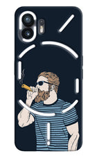 Smoking Nothing Phone 2 Hard Case Back Cover by Casekaro
