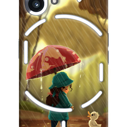 Rainy Day Nothing Phone 2 Hard Case Back Cover by Casekaro