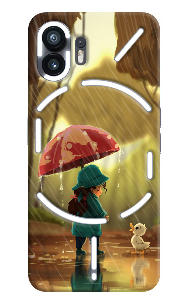 Rainy Day Nothing Phone 2 Hard Case Back Cover by Casekaro