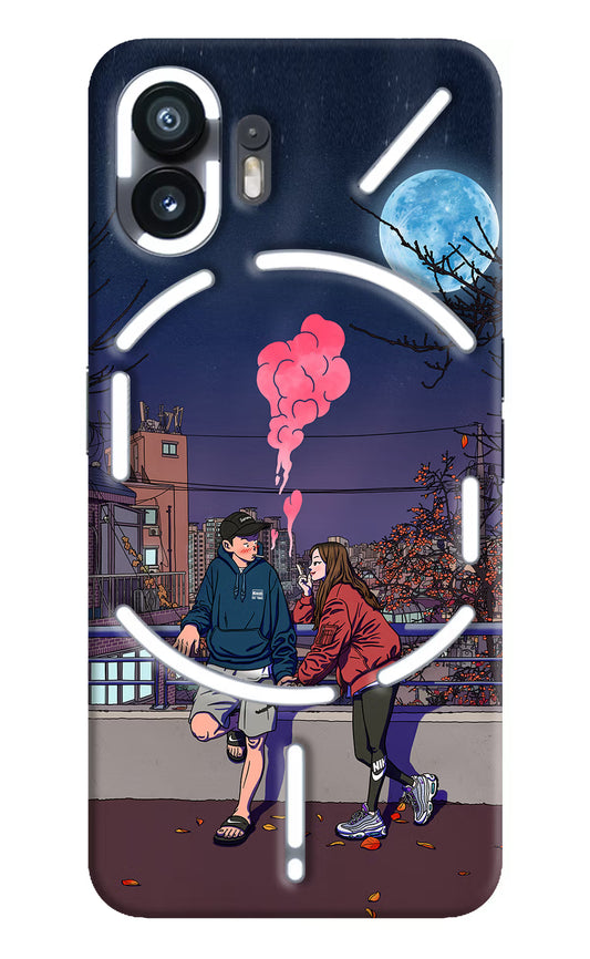 Chilling Couple Nothing Phone 2 Hard Case Back Cover by Casekaro