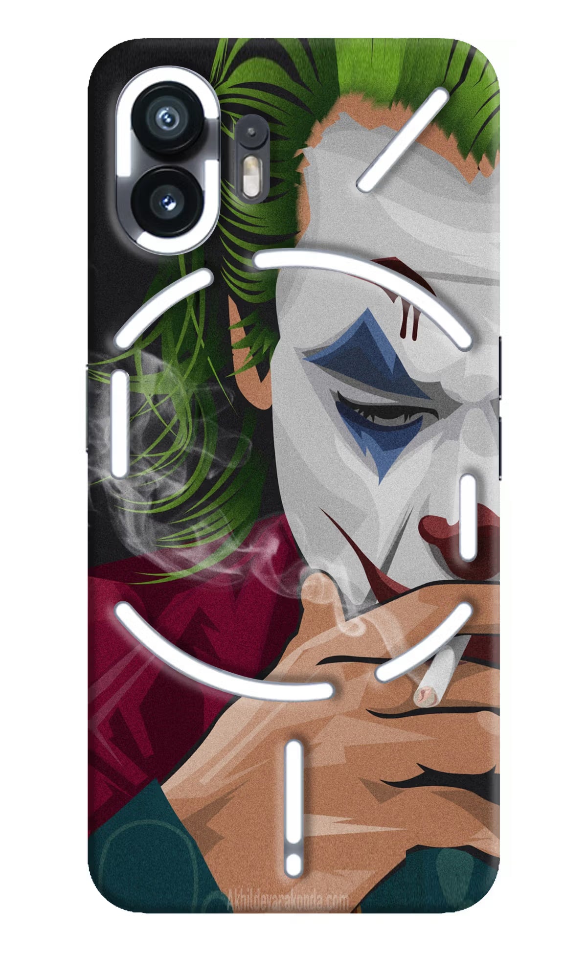 Joker Smoking Nothing Phone 2 Hard Case Back Cover by Casekaro