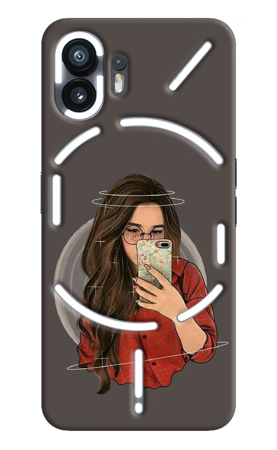 Selfie Queen Nothing Phone 2 Back Cover, Hard case