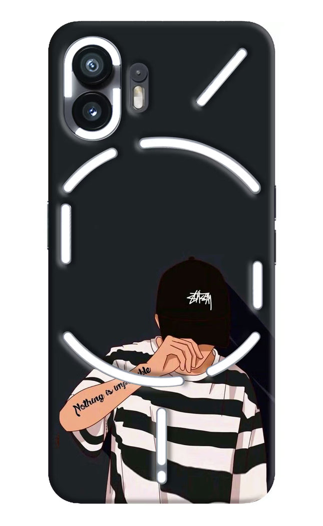 Aesthetic Boy Nothing Phone 2 Hard Case Back Cover by Casekaro