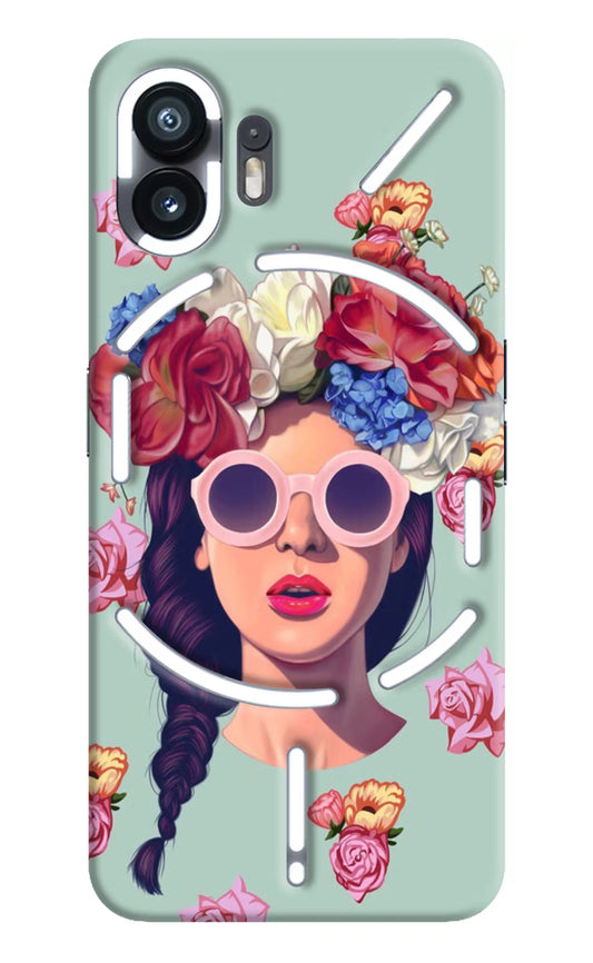 Pretty Girl Nothing Phone 2 Hard Case Back Cover by Casekaro
