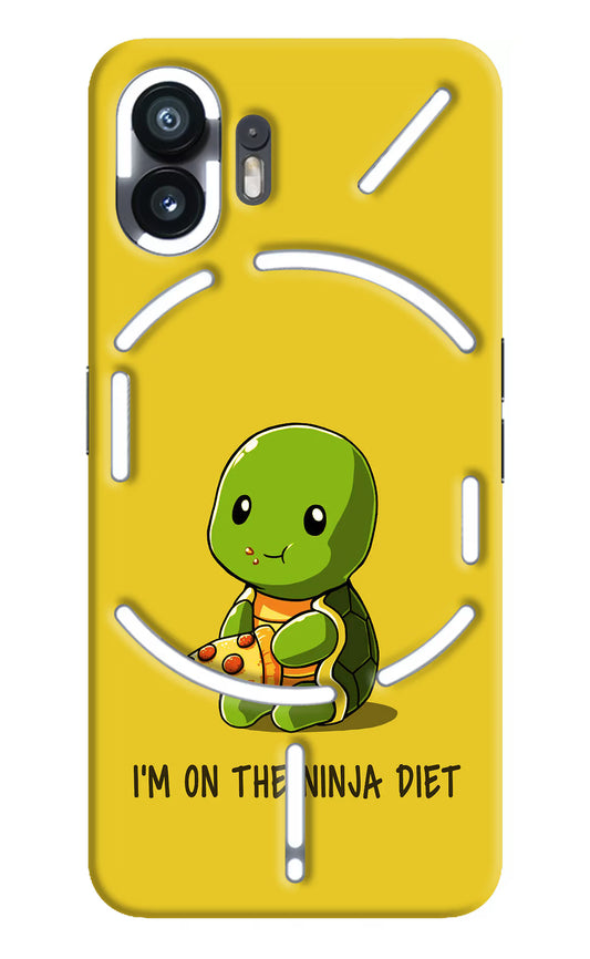 I'm on Ninja Diet Nothing Phone 2 Hard Case Back Cover by Casekaro
