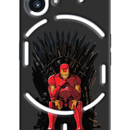 Ironman Throne Nothing Phone 2 Hard Case Back Cover by Casekaro
