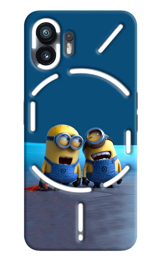 Minion Laughing Nothing Phone 2 Hard Case Back Cover by Casekaro