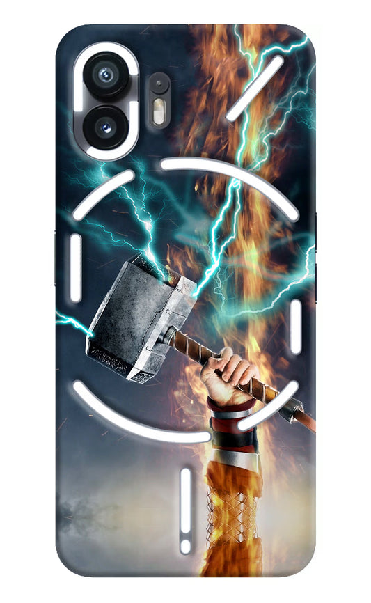 Thor Hammer Mjolnir Nothing Phone 2 Hard Case Back Cover by Casekaro
