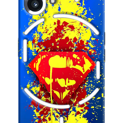 Superman logo Nothing Phone 2 Hard Case Back Cover by Casekaro
